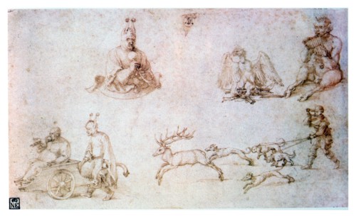 'Red chalk study', c1500. Artist: Albrecht Dürer