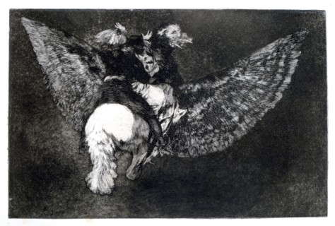 'Winged Nonsense', 1819-1823. Artist: Francisco Goya