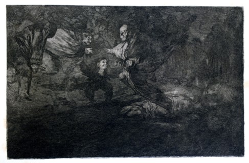 'Funereal Riddle', 1819-1823. Artist: Francisco Goya