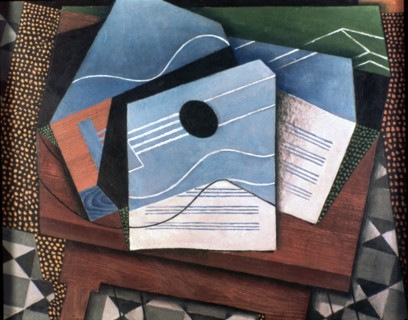 'Guitar on a Table', 1915.  Artist: Juan Gris