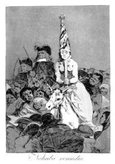 'Nothing could be done about it', 1799. Artist: Francisco Goya