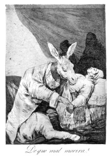 'Of what ill he die?', 1799. Artist: Francisco Goya