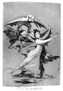 'You will not escape', 1799. Artist: Francisco Goya