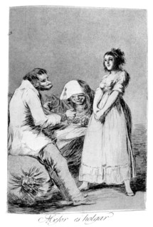 'It is better to be lazy', 1799. Artist: Francisco Goya