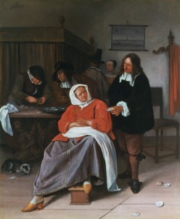 'A Man Offering an Oyster to a Woman', c1660-1665. Artist: Jan Steen