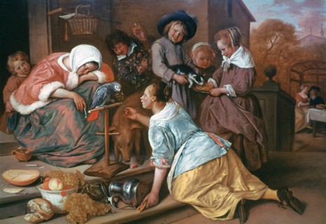 'The Effects of Intemperance', 1663-1665. Artist: Jan Steen