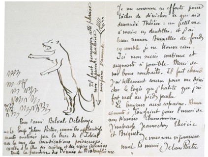 'The Wolf', c1900-1933. Artist: Jehan Rictus