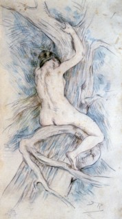 'Hamadryade', c1850-1898.  Artist: Felicien Joseph Victor Rops