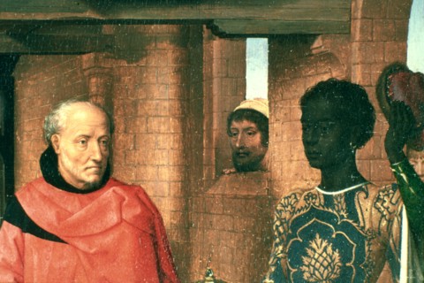 'Adoration of the Magi, Triptych', Detail, c1453-1494. Artist: Hans Memling