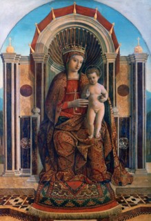 'The Virgin and Child Enthroned', c1475-1485. Artist: Giovanni Bellini