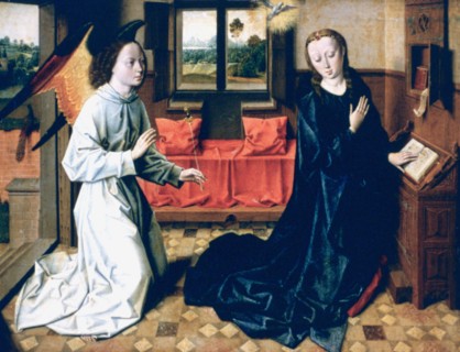 'The Annunciation', 1465-1470. Artist: Dieric Bouts