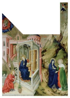 'Annunciation and Visitation', 1394-1399. Artist: Melchior Broederlam