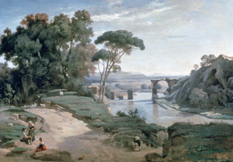 'The Bridge at Narni', 1827. Artist: Jean-Baptiste-Camille Corot