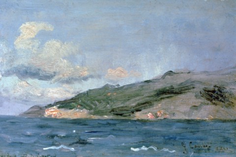 'Entrance to the Straits of Gibraltar', 1848.  Artist: Gustave Courbet