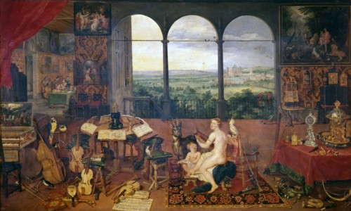 'The Sense of Hearing', 1618. Artist: Jan Brueghel the Elder