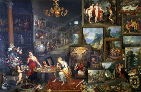 'Allegory of Sight and Smell', c1590-1625. Artist: Jan Brueghel the Elder