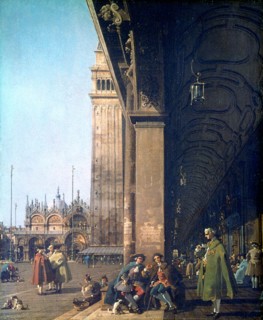 'Piazza San Marco and the Colonnade', 1756. Artist: Canaletto