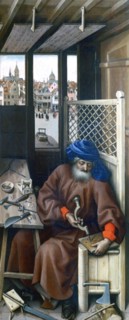 'St Joseph', c1425. Artist: Robert Campin