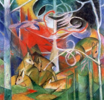 'Deer in the Forest I', 1911. Artist: Marc Franz