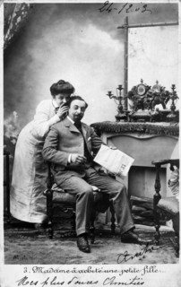 Vintage French postcard, c1900. Artist: Unknown