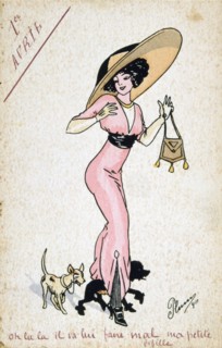 Vintage French postcard, 20th century. Artist: Unknown