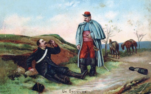 'First Aid', 1914-1918. Artist: Etienne Berne-Bellecour