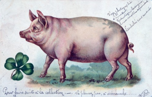 Vintage French postcard, c1900. Artist: Unknown