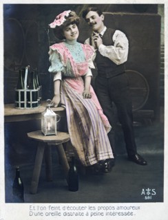 Vintage French postcard, c1900. Artist: Unknown