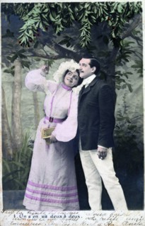 Vintage French postcard, c1900. Artist: Unknown