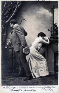 Vintage French postcard, c1900. Artist: Unknown