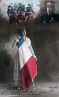 French WWI postcard, 1914-1918. Artist: Unknown