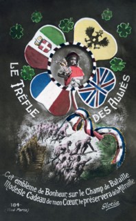 French WWI postcard, 1914-1918. Artist: Unknown