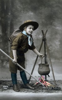 French WWI postcard, 1914-1918. Artist: Unknown