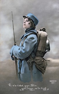 French WWI postcard, 1914-1918. Artist: Unknown