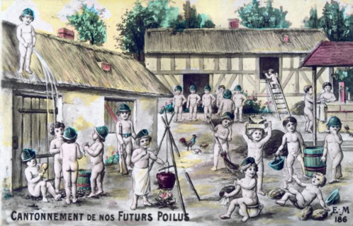 Vintage French postcard, c1900. Artist: Unknown