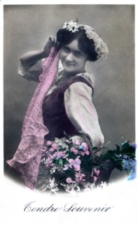 'Tendre Souvenir', French Postcard, c1900. Artist: Unknown