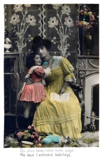 'The more beautiful book', French Postcard, c1900. Artist: Unknown