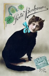 'Carry Happiness', French Postcard, c1900. Artist: Unknown