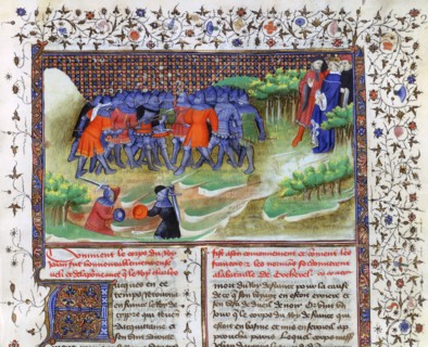 Battle of Cocherel, 1364, (15th century). Artist: Unknown