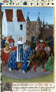 Entry of John II to Paris, 14th century, (1455-1460).  Artist: Jean Fouquet