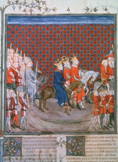 King Charles IV entering Paris, (1375-1379). Artist: Unknown