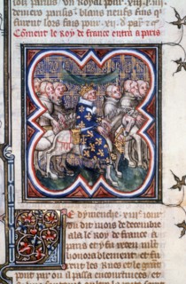 Entry of John II to Paris, July 1360, (1375-1379). Artist: Unknown