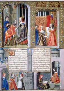 Curing of a hemiplegic, 15th century. Artist: Unknown