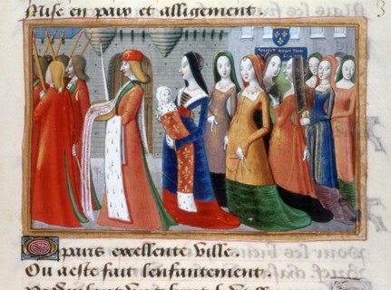 Presentation of the Dauphin Charles, 1403, (1484). Artist: Unknown
