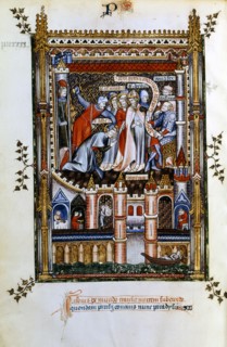 The martyrdom of Lisbius, 1317. Artist: Unknown