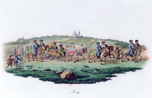 'Wedding Procession', Russia, 1820. Artist: Unknown