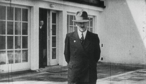 Adolf Hitler on the terrace of the Berghof, Berchtesgaden, Bavaria, Germany, c1936-1945. Artist: Unknown