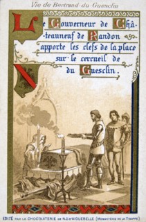 Scene from the life of Bertrand du Guesclin, (19th century). Artist: Unknown