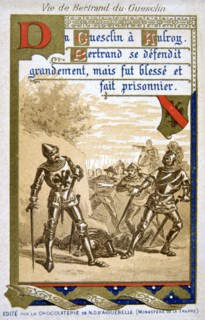 Scene from the life of Bertrand du Guesclin, (19th century). Artist: Unknown