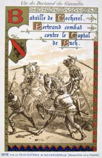 Scene from the life of Bertrand du Guesclin, (19th century). Artist: Unknown